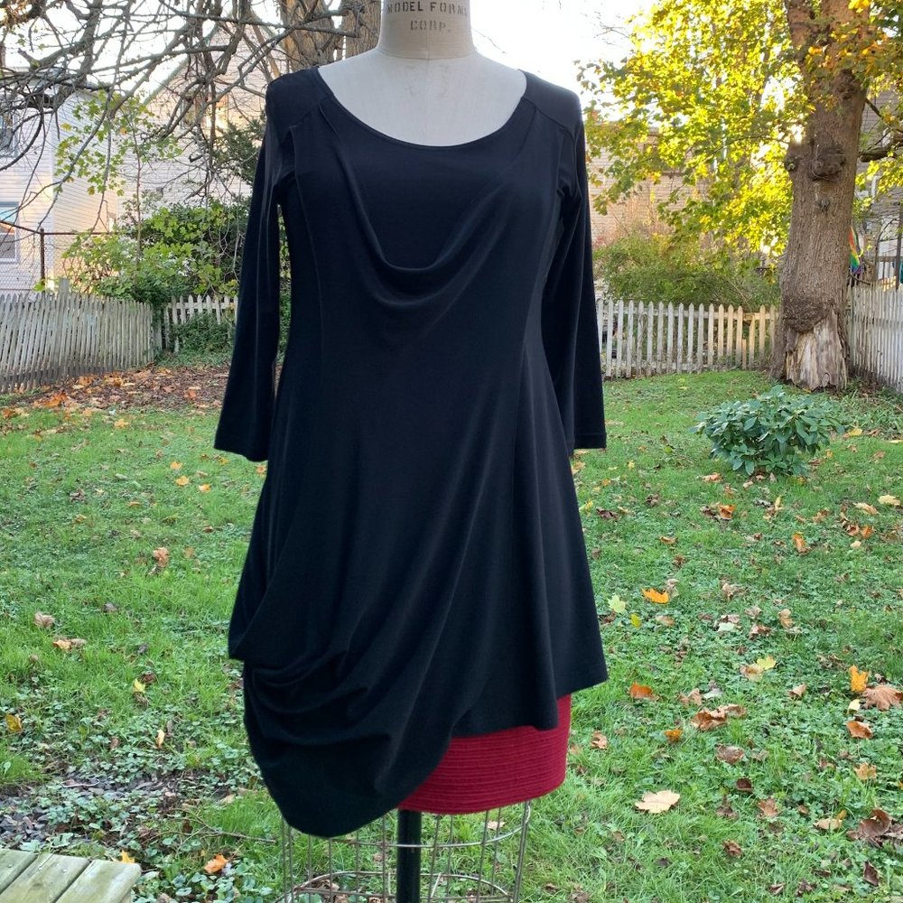 Simpli Black Asymmetrical Dress